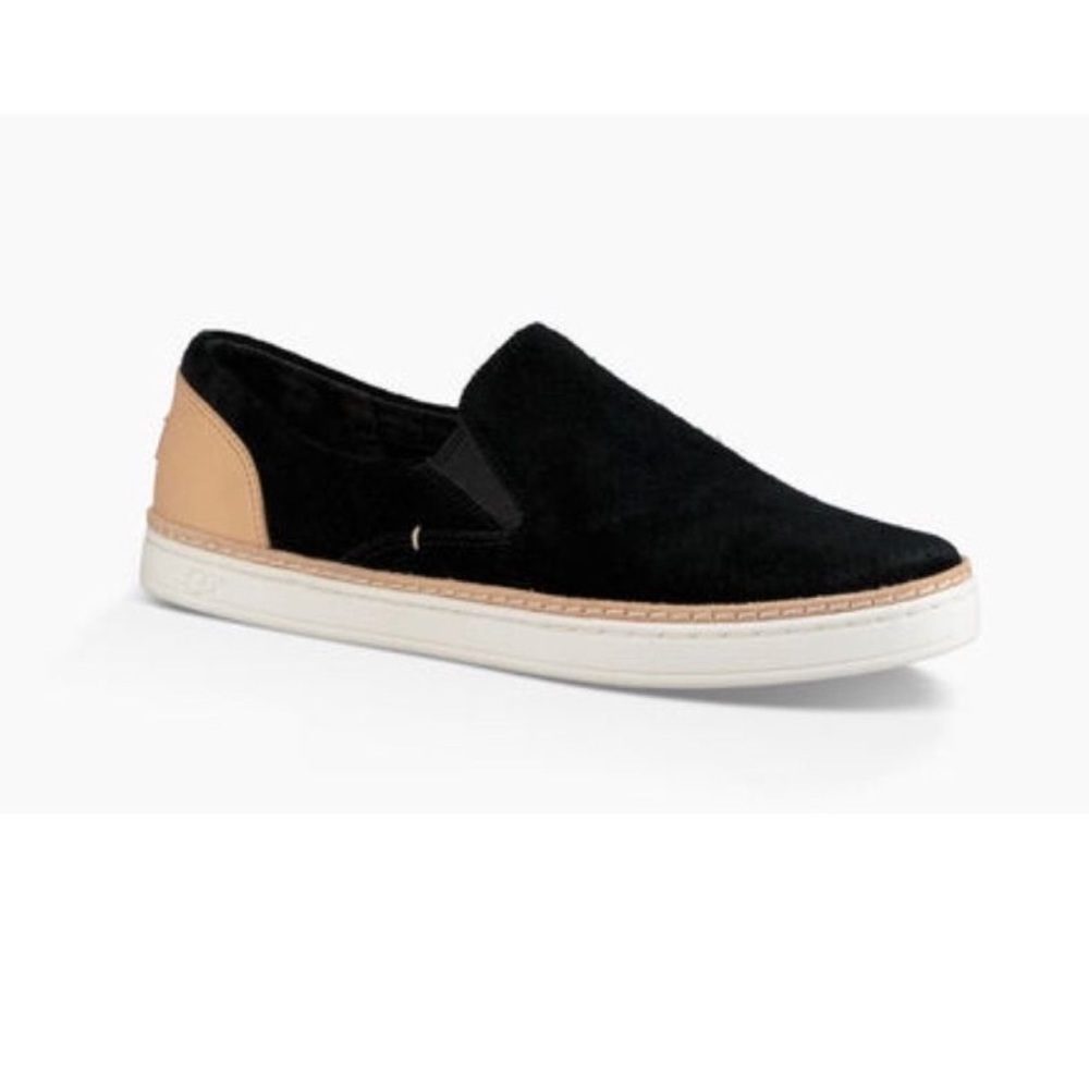 UGG Adley Black Suede Slip On Shoes Size 9.5 Women’s Casual Comfortable